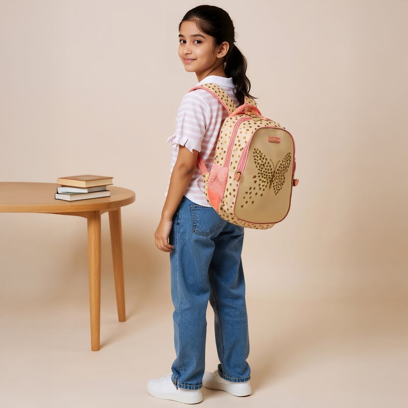Must Butterfly Print Backpack for Girls - Image 3